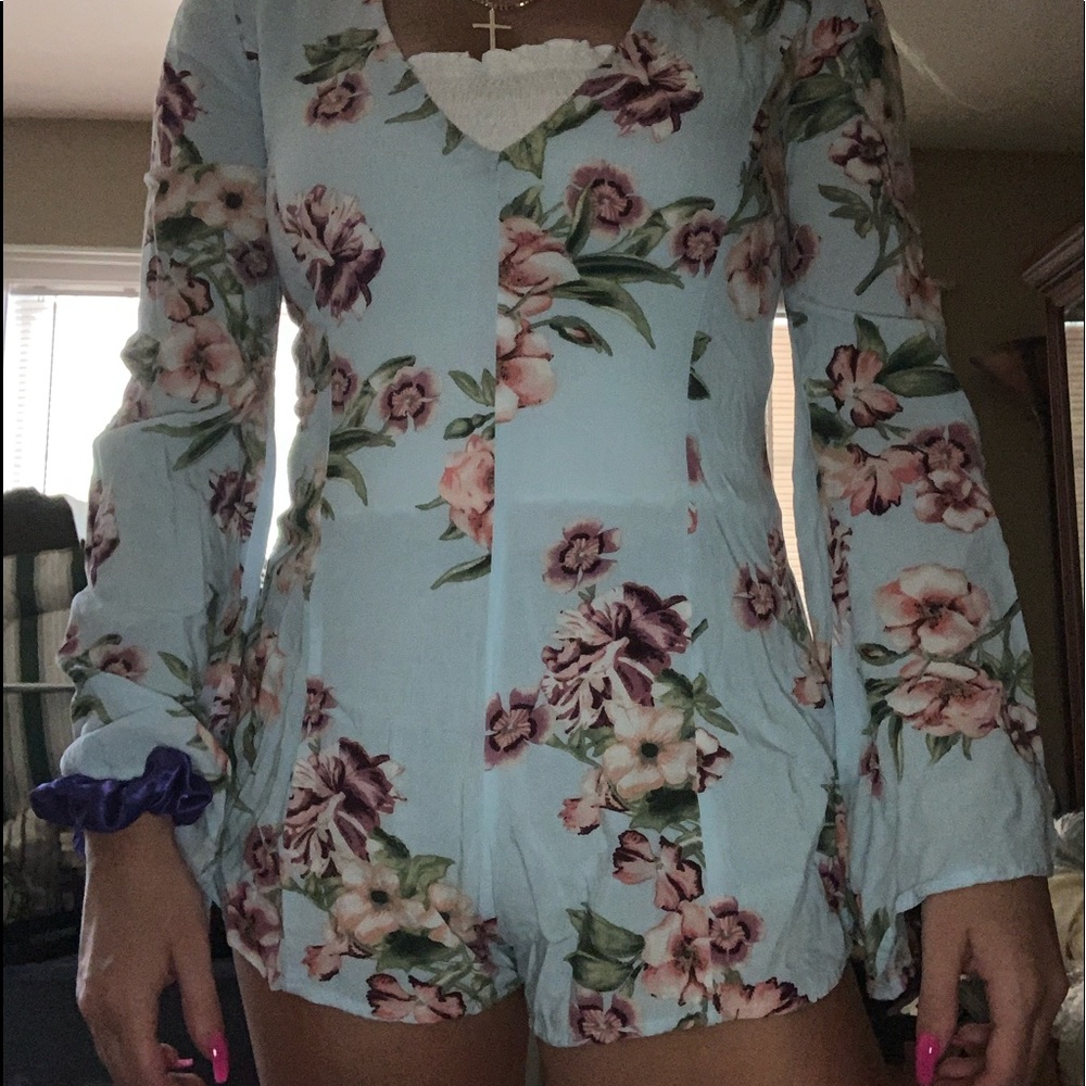 Forever 21 Floral Romper